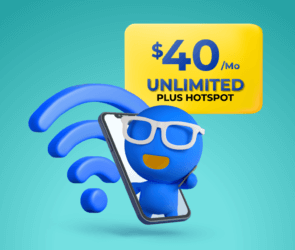 Get unlimited plus hotspot for $40 a month from Hello Mobile.